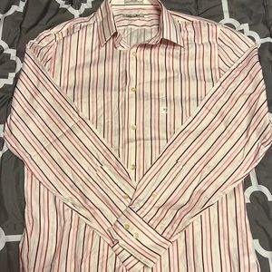 NWOT Mens Express Fitted Button Down shirt